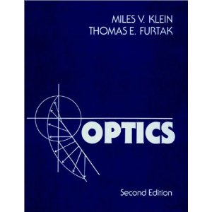 Portada del Optics (de M.V.Klein y T.E.Furtak)