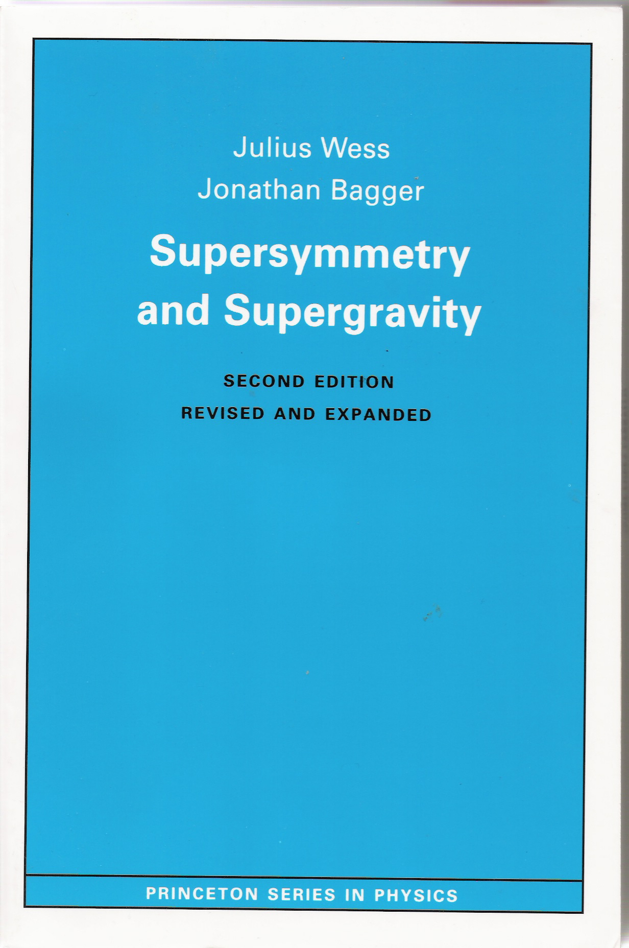 Portada del Supersymmetry and Supergravity (de Julius Wess y Jonathan Bagger)